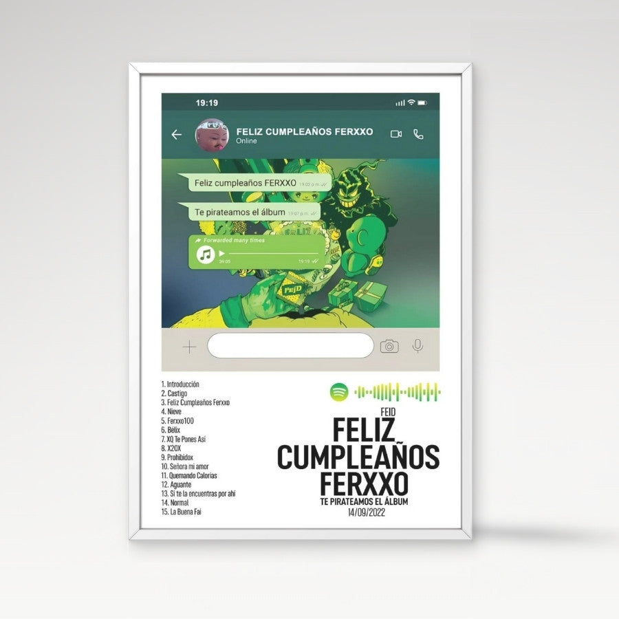 FELIZ CUMPLEAÑOS FERXXO TE PIRATEAMOS EL ÁLBUM - Artelonni