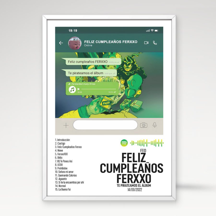 FELIZ CUMPLEAÑOS FERXXO TE PIRATEAMOS EL ÁLBUM